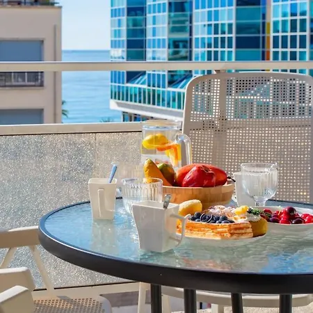 L28 Californie 1min Walk Sea 3bdr/ Ac & Balcony * 니스
